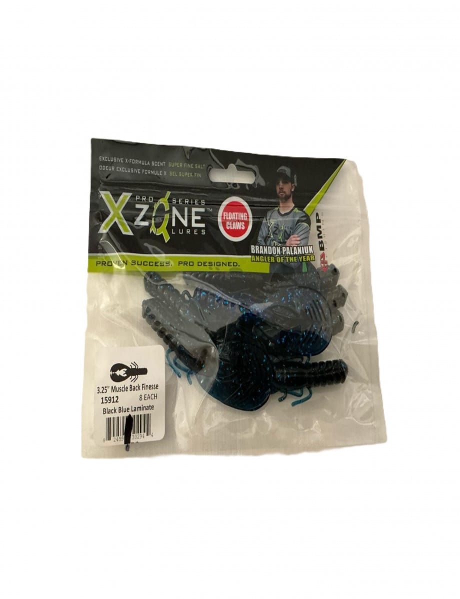 X Zone 3.25” Adrenaline Craw Blue - Image 2