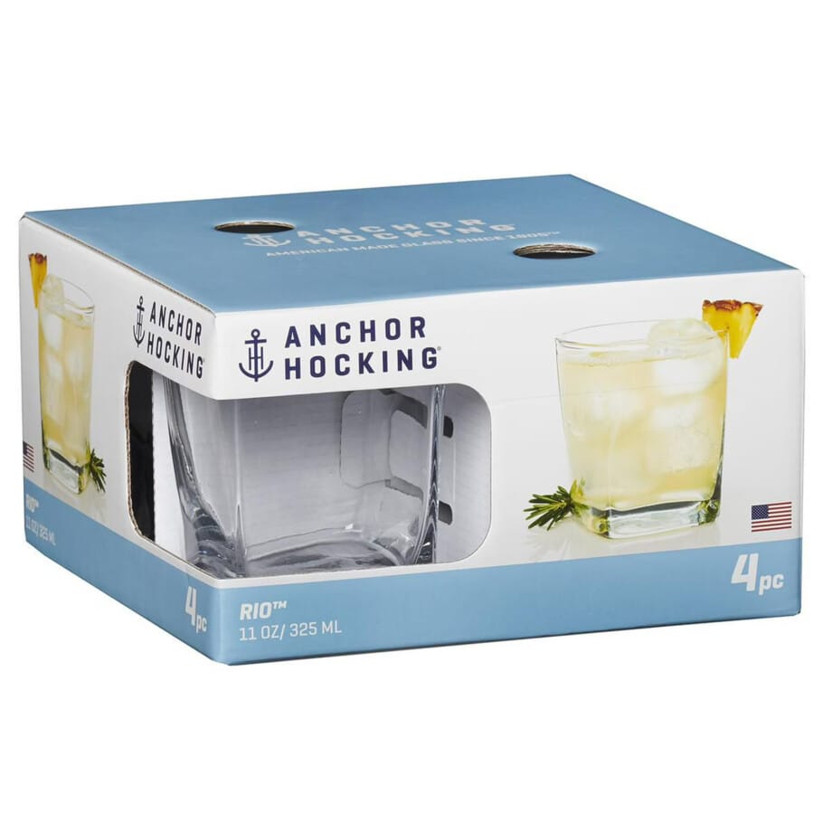 Anchor Hocking 4pc-11 oz Rio Drinkware Set 4pc-11 oz Rio Drinkware Set