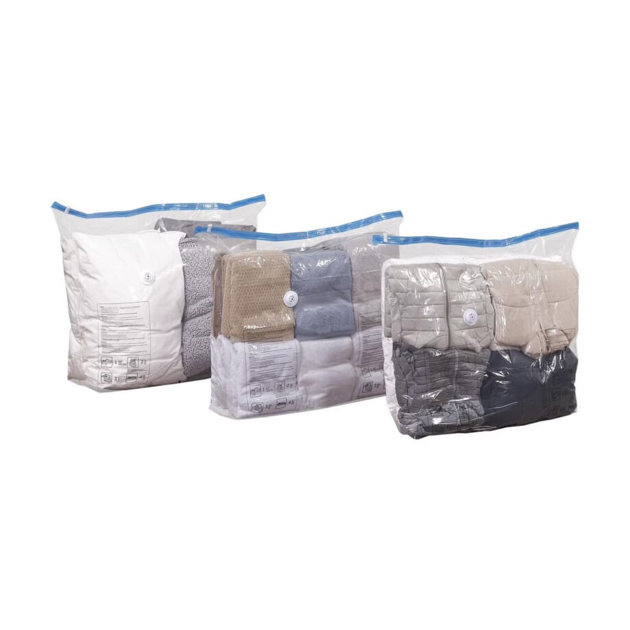 Mainstays 3 piece Extra Large Cube Storage Bags, SET OF 3 - Image 4