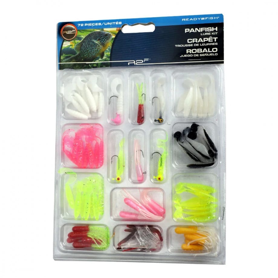 Pan Fishing Lure Soft Bait Jig Kit Set