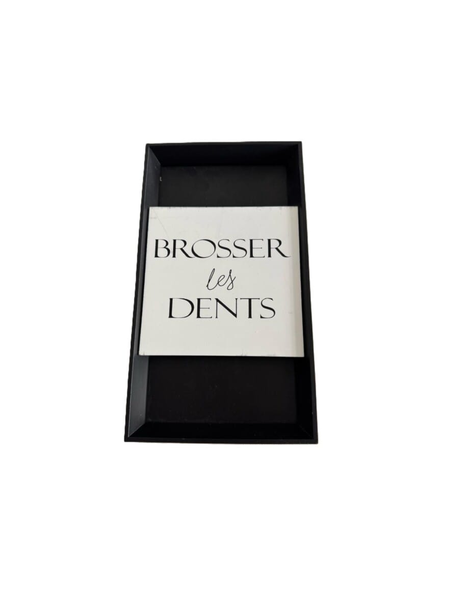 Hometrends Brosser les Dents Dimensional Wall Art