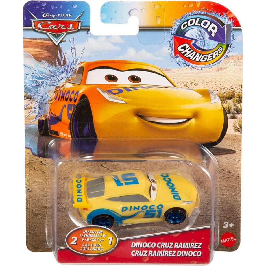 Mattel Disney Pixar Cars Color Changers Dinoco Cruz Ramirez