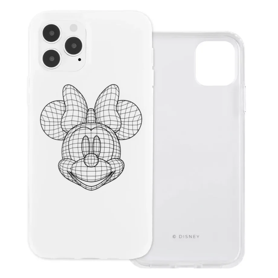 Disney Minnie Mouse Apple iPhone XR /11 Case Cover White Protective Slim Habitu