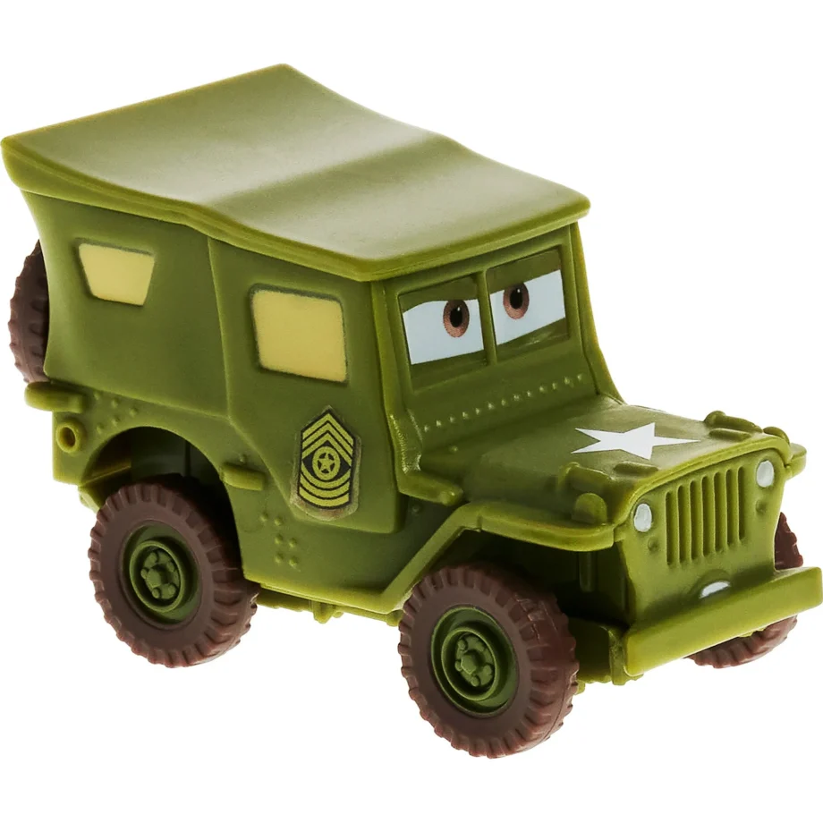 Disney Pixar Cars Color Changers Sarge Toy Truck in 1:55 Scale, Water-Activated - Image 2