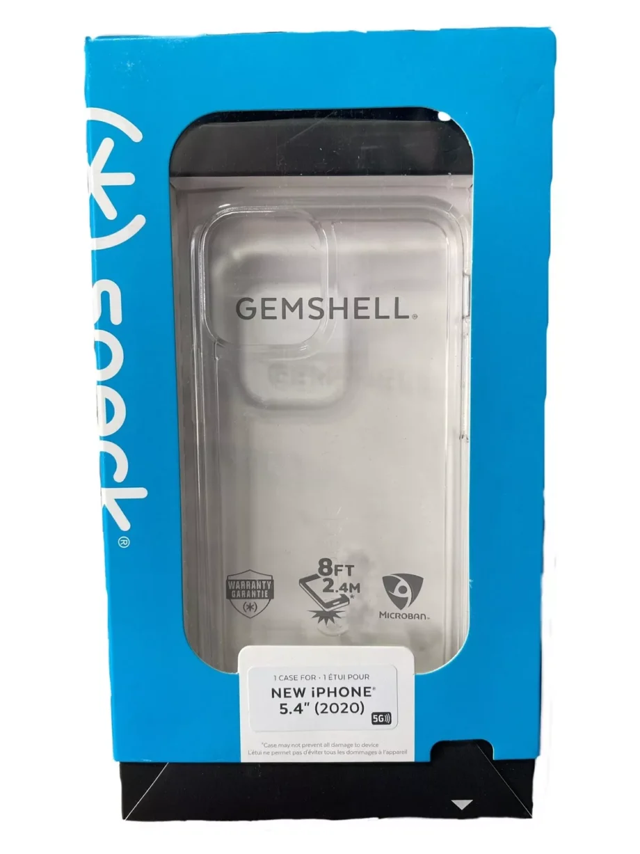 Speck Gemshell clear case for iPhone 5.4" (2020) or iPhone 12 mini