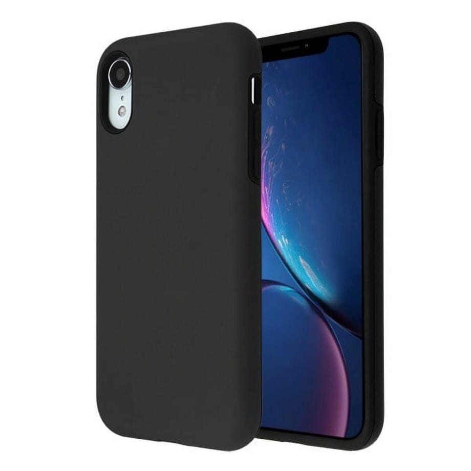 Blackweb Silicone Phone Case iPhone XR Black