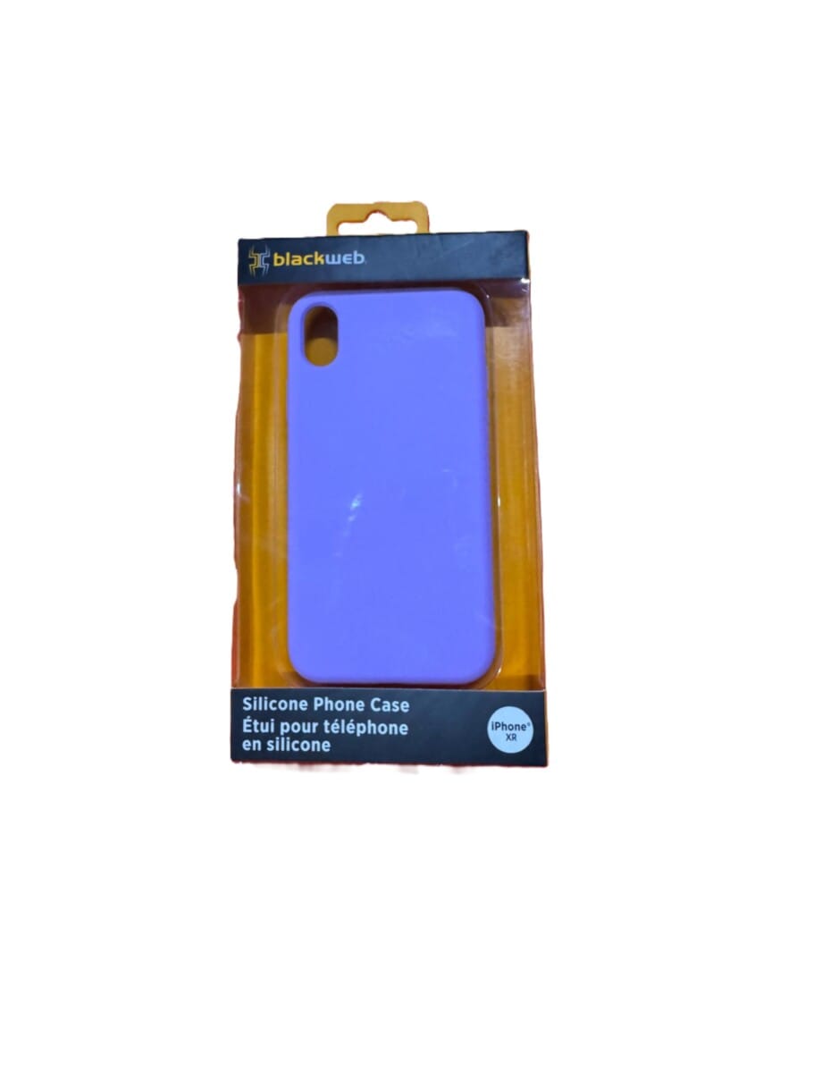 Blackweb Silicone Phone Case iPhone XR Purple - Image 3