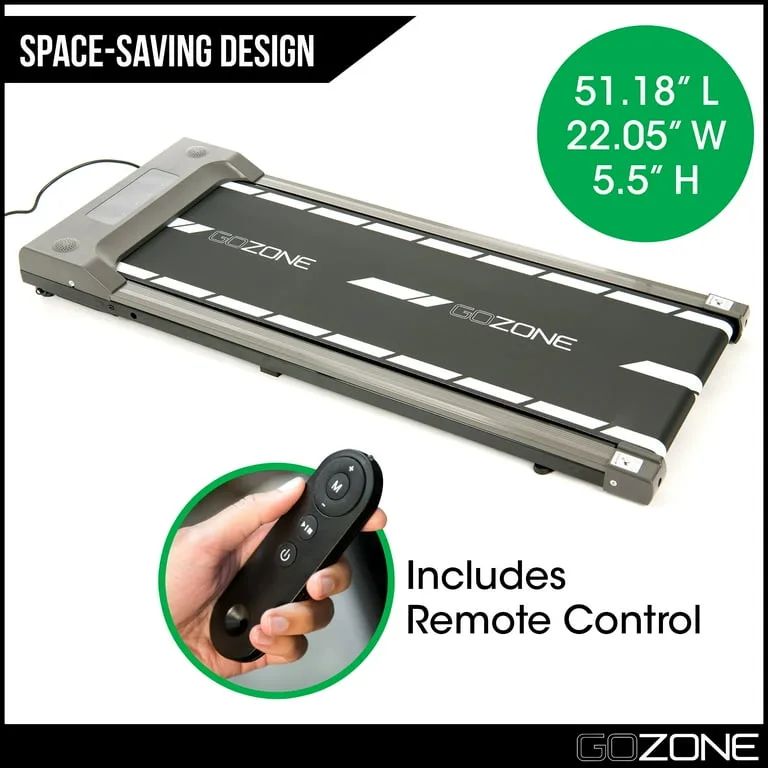Gozone Under Desk Exercise Treadmill with Remote, Walking Pad for Home and Office, Adjustable Speeds - Image 6