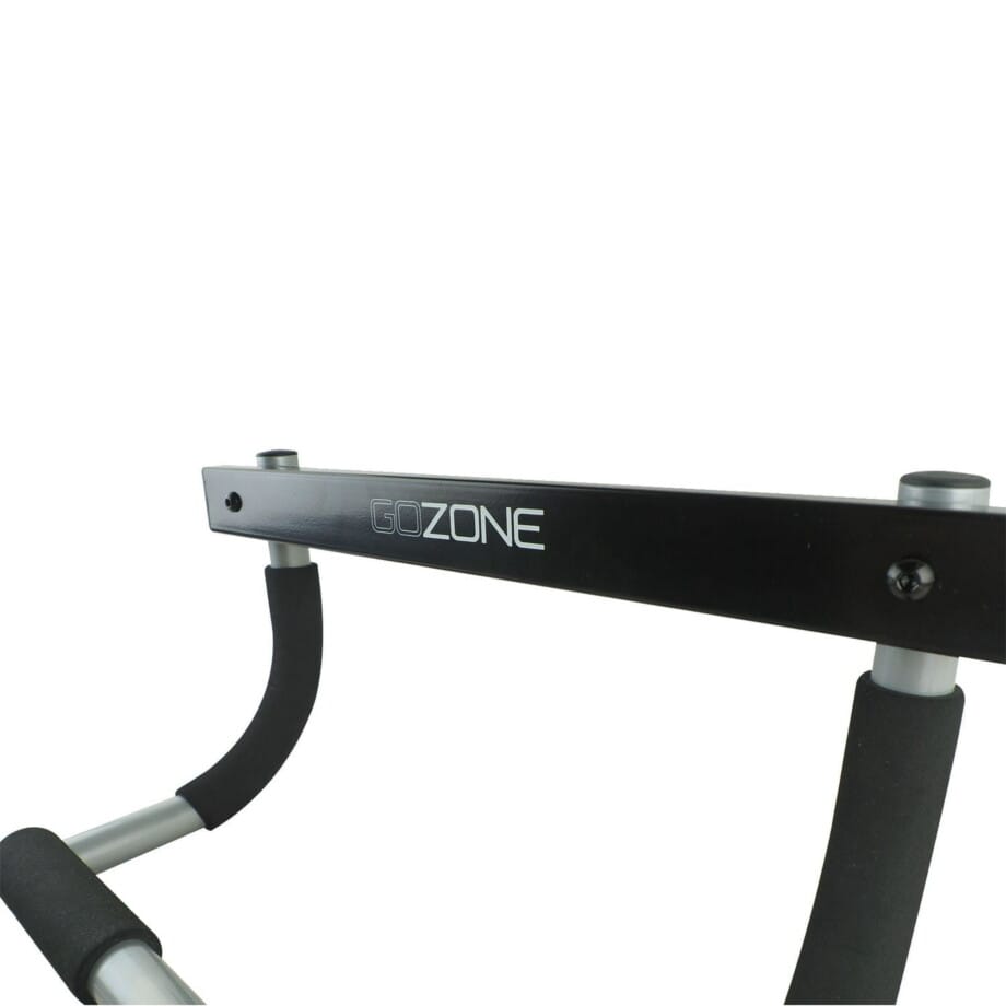 GoZone Door Gym – Black/Silver, Foam grip handles - Image 4