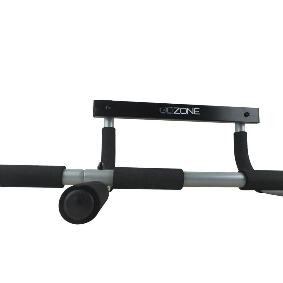 GoZone Door Gym – Black/Silver, Foam grip handles - Image 6