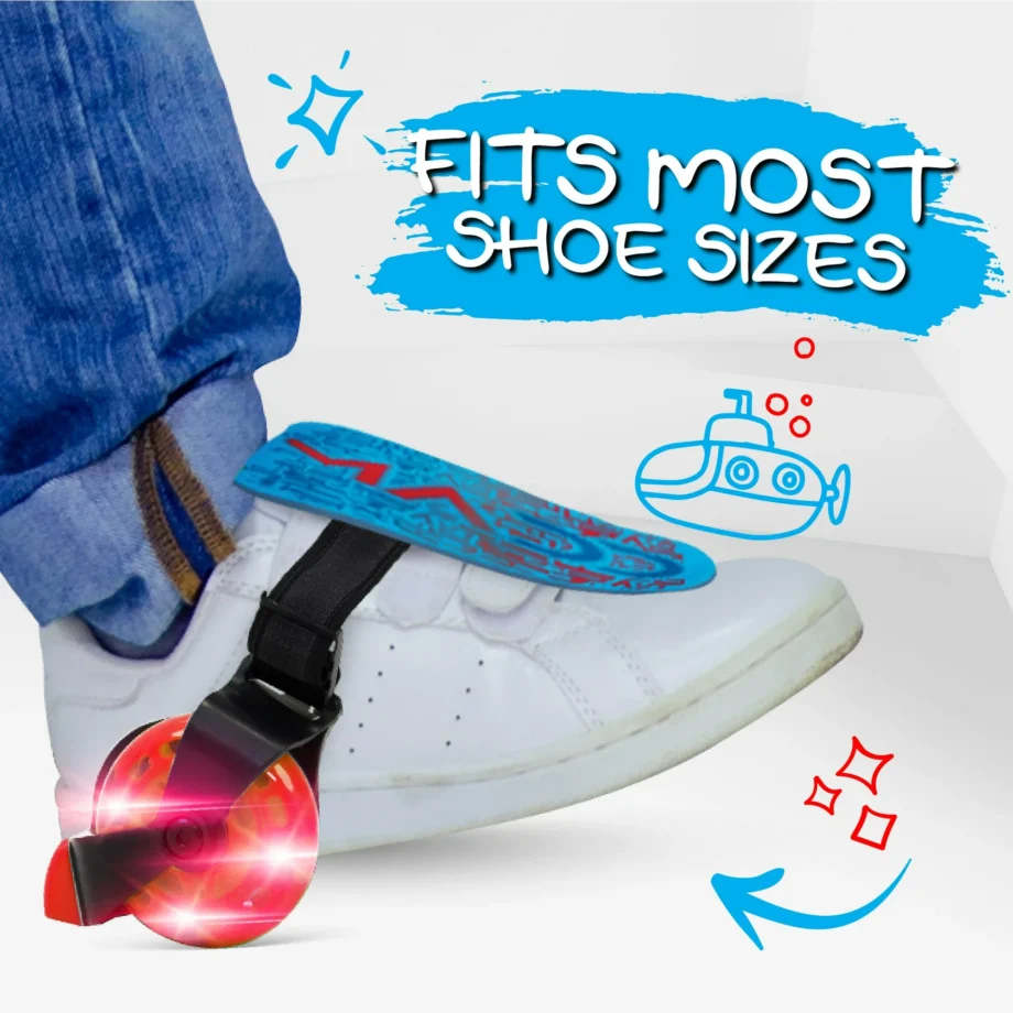 Madd Gear Light-Up Rollers Heel Skates LED Wheels Adjustable to Fit Most Shoe Sizes Kids Ages 6+ - Image 5