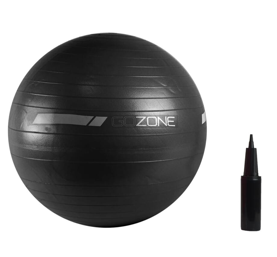 GoZone 75cm Stability Ball – Black/White