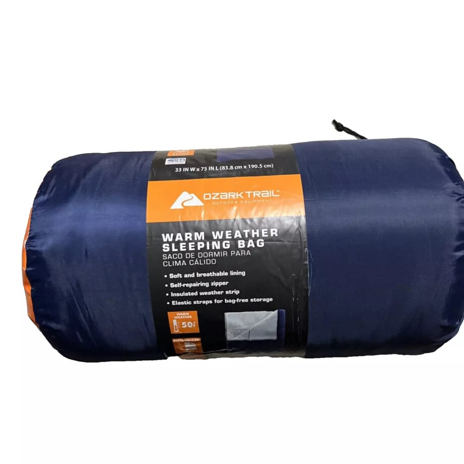 Ozark Trails Warm Weather Outdoor Equipment Sleeping Bag