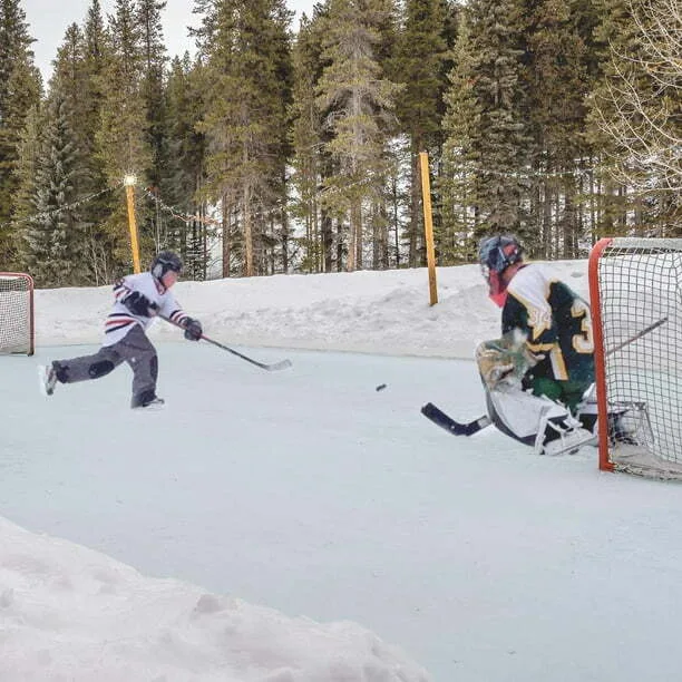 Future Stars Backyard Ice Rink Kit - Frame Tarp and In-Ground pegs - Customize Size up to 24 x 12 FT - Image 2
