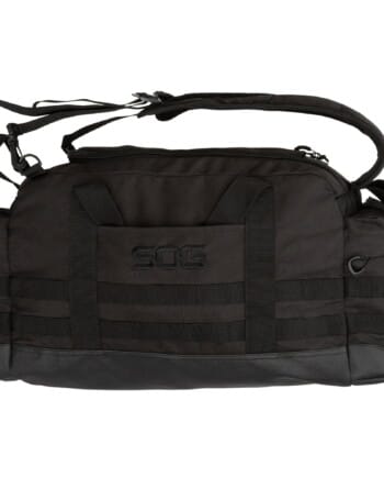 SOG Unisex 9.65" Adjustable Straps Sports Duffel Bags Travel Pouch, Black