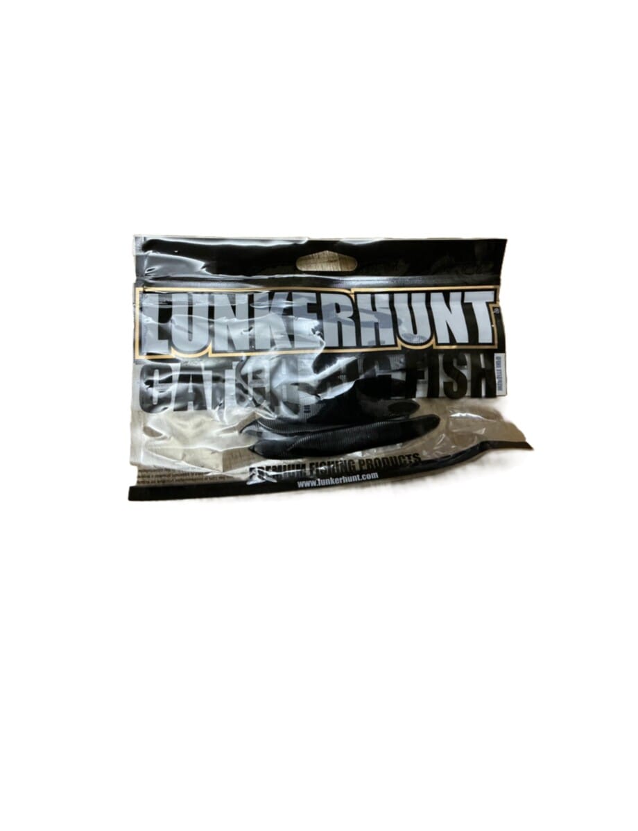 Lunkerhunt Trout Worms , Black - Image 3