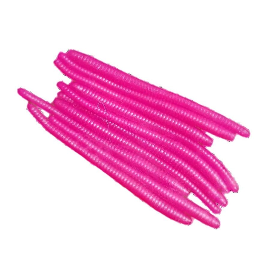 Lunkerhunt Trout Worms , Pink