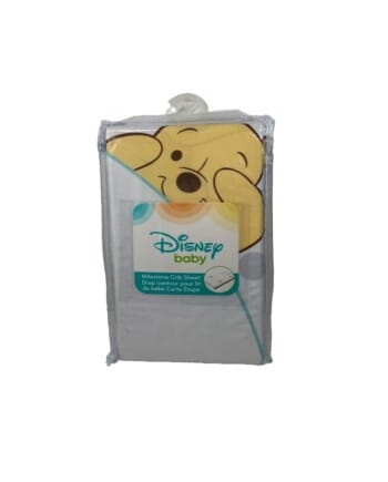 Disney Baby Milestone Crib Sheet - Winnie the Pooh NIP