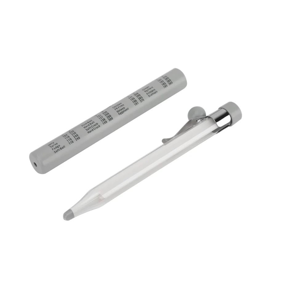 Mainstays ABS Food Cooking Dial Candy Thermometer, Clip Attachment with Red and Black Display - Image 2