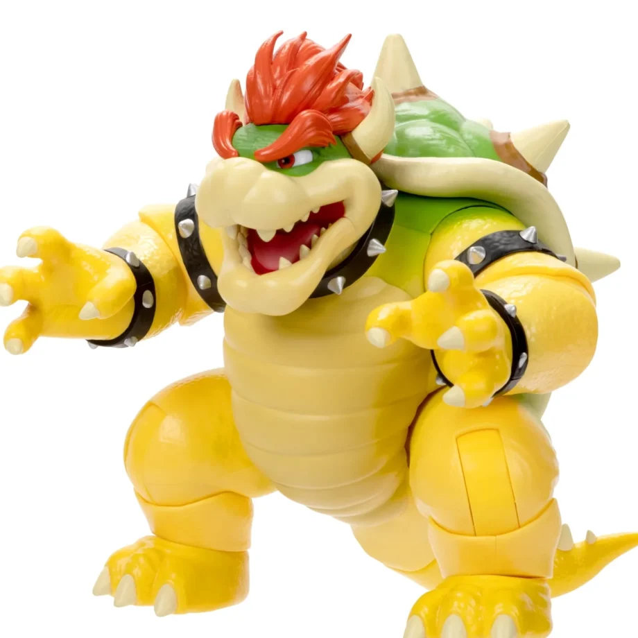 The Super Mario Bros. Movie 7 inch Feature Bowser Action Figure with Fire Breathing Effects - Image 8