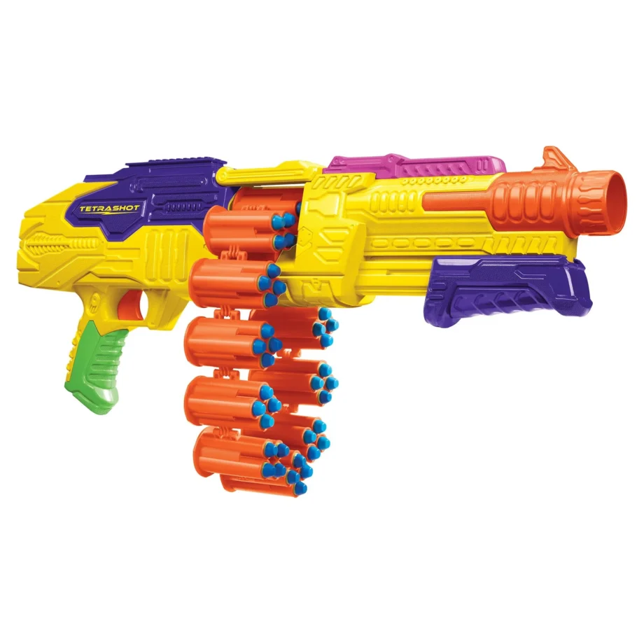 Adventure Force Tetrashot Dart Belt Blaster, 100 Piece Set