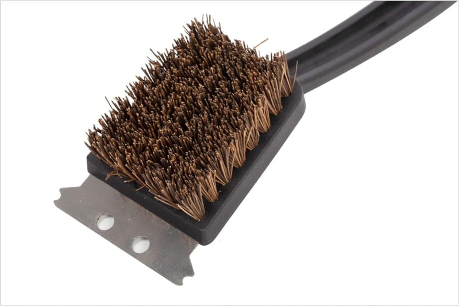 Premium BBQ 14" Palmyra Grill Brush with Plastic Handle - Effortlessly Clean and Maintain Your Grill,Perfect Tool for Summer BBQ with Friends and Family - Image 4