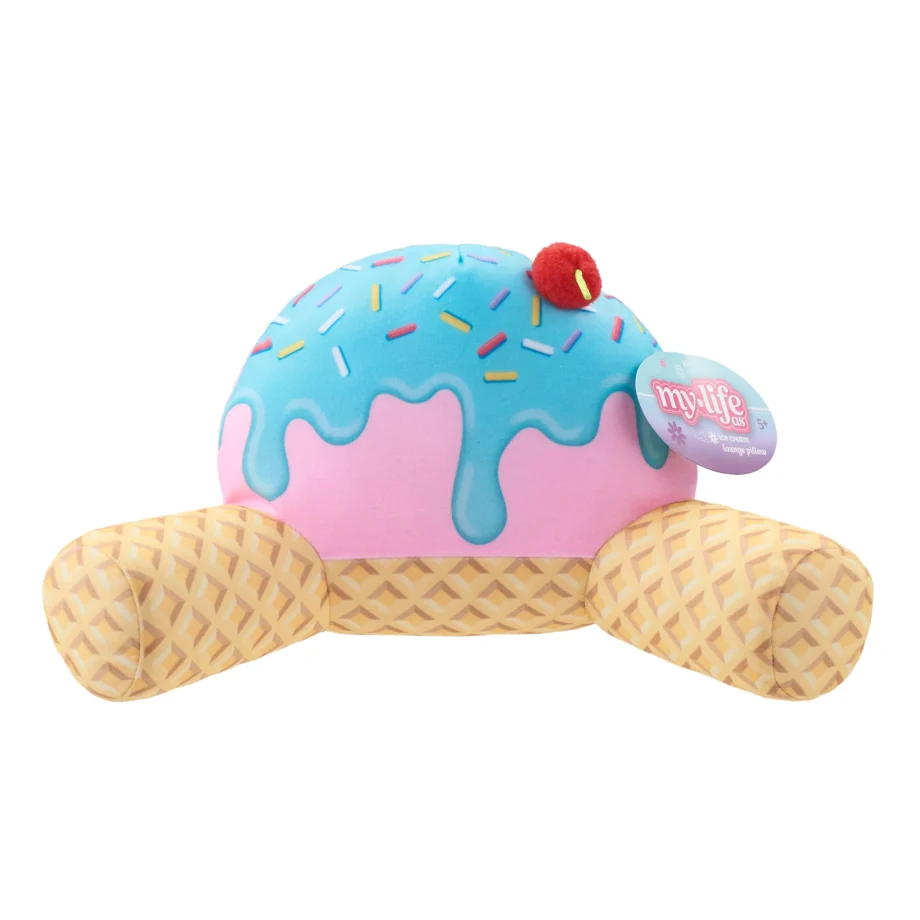 My Life As Lounge Pillow for 18 inch Dolls, Ice Cream, multicolor