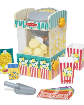 Melissa & Doug Fun at the Fair! Wooden Popcorn Popping Play Food Set