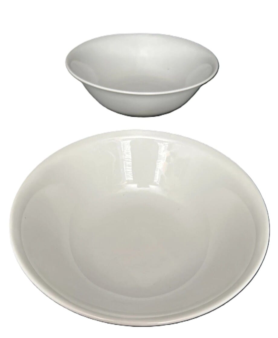 Corelle Winter Frost White Vegetable Serving Bowls Set of 2 - Image 2