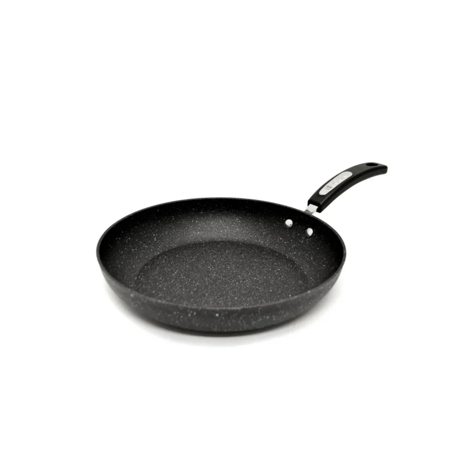 The Rock by Starfrit 10" Stir Fry Pan, Black Enhanced Nonstick Surface