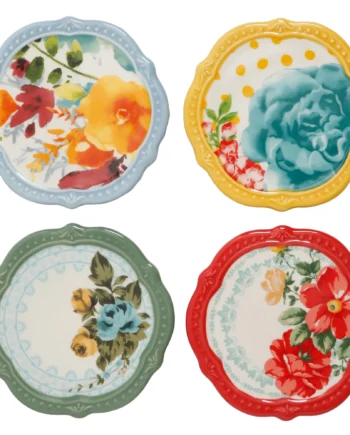 The Pioneer Woman Flea Market 4-Piece Stoneware Coasters