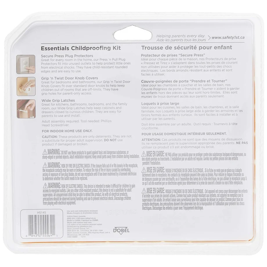 ⁦Safety 1st Essentials Childproofing Kit, 46 Pack⁩ - الصورة ⁦2⁩