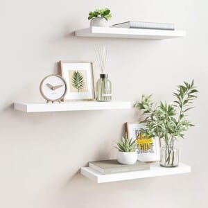 Tablette Flottant Gy White Floating Shelf