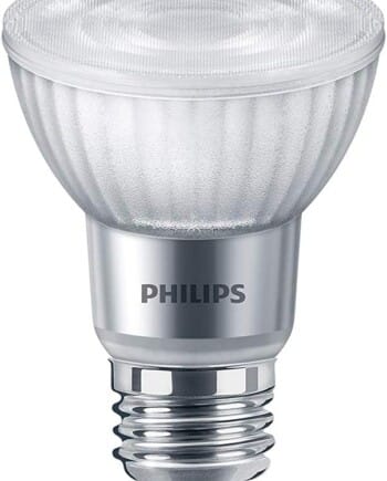 PHILIPS 5.5W PAR20 Medium Base Soft White Warm Glow Dimmable LED Light Bulb