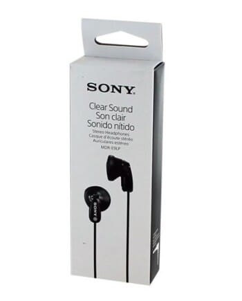Sony MDR-E9LP Stereo Wired Earbuds - Black