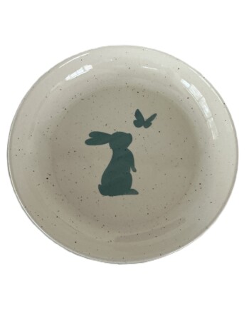 Bunny Ceramic Salad Plate
