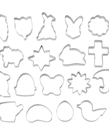 Wilton Easter Cookie Cutters Set, 18-Count Tub