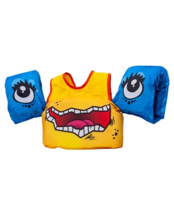 New BODY GLOVE KIDS PADDLE PALS - MONSTER Patented Swim Jacket, 33-55 Lbs