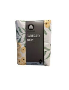 Hometrends Spring Floral Rectangle Table Cloth 60in x 84in 100% Polyester