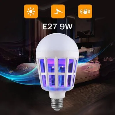 2 in 1 15w white light + light mosquito killer lamp
