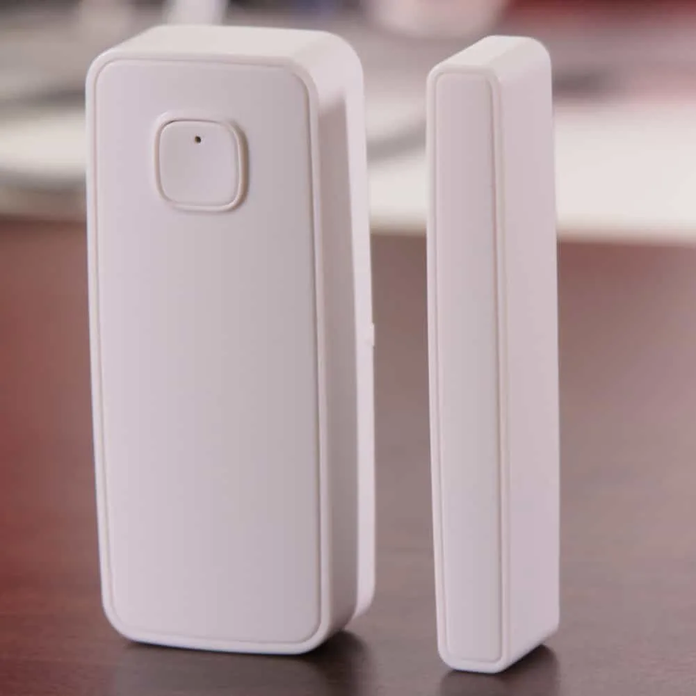 home door/window detector wifi app notification alerts battery operated home security sensor work with alexa echo google home