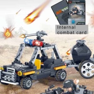 5 in 1 special police children diy enlightenment assembled building blocks educational intelligence toy