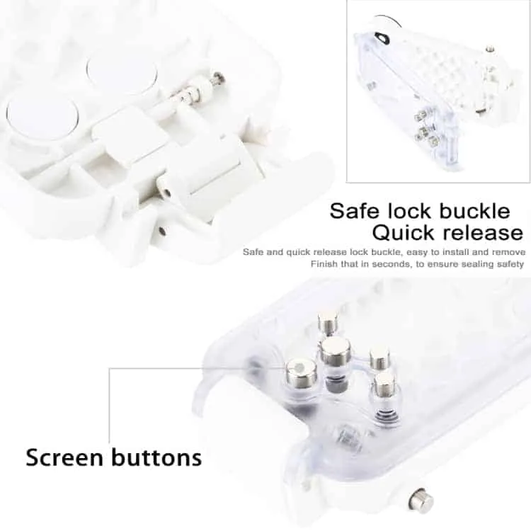 waterproof diving housing photo video taking underwater cover case for iphone 8 plus & 7 plus 40m/130ft (transparent) from puluz