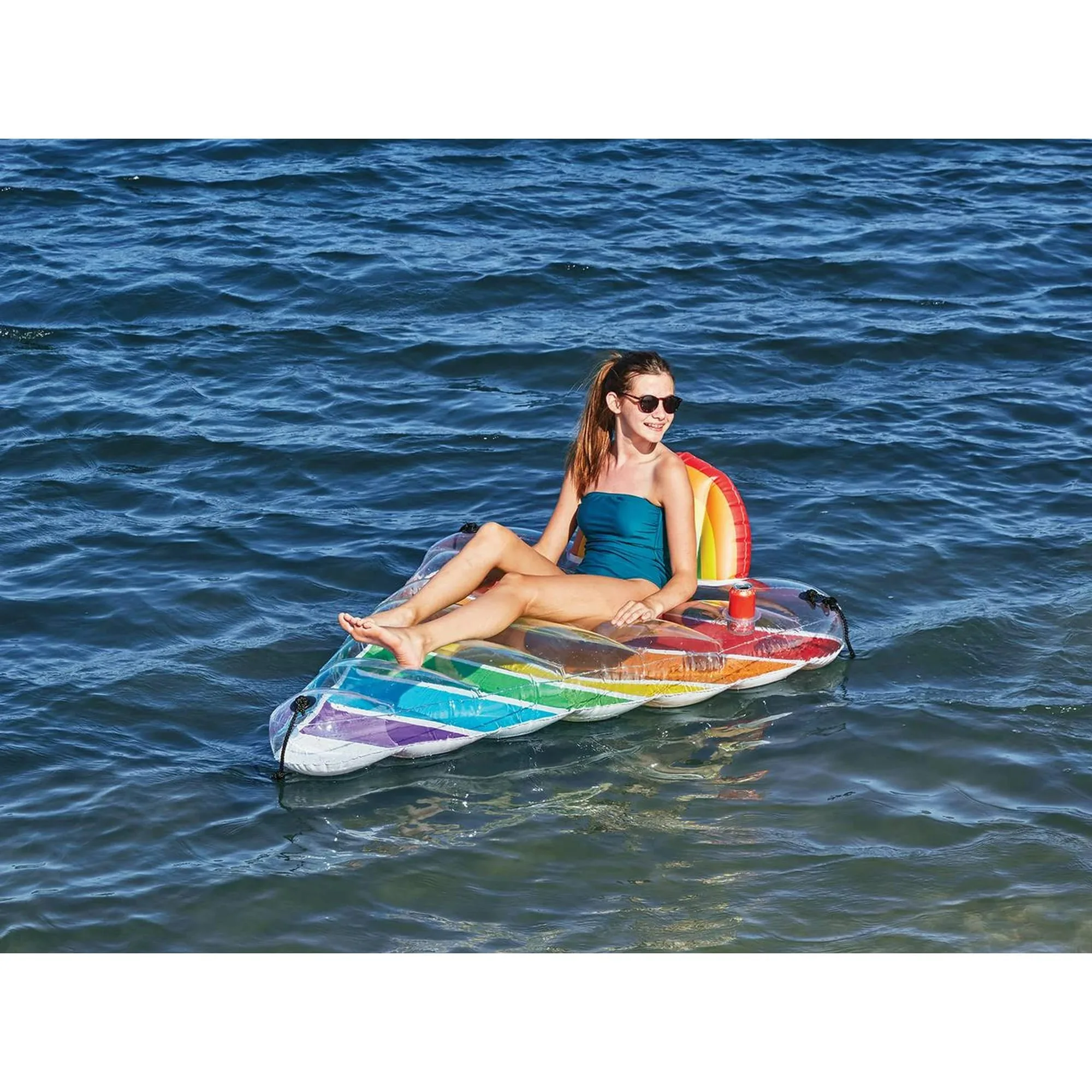 ozark trail inflatable unisex 3 piece rainbow multi color