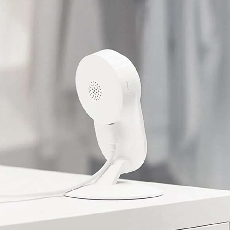 xiaomi mijia smart home security 130 degrees wide angle 1080p full hd wifi ip camera, us plug (white)