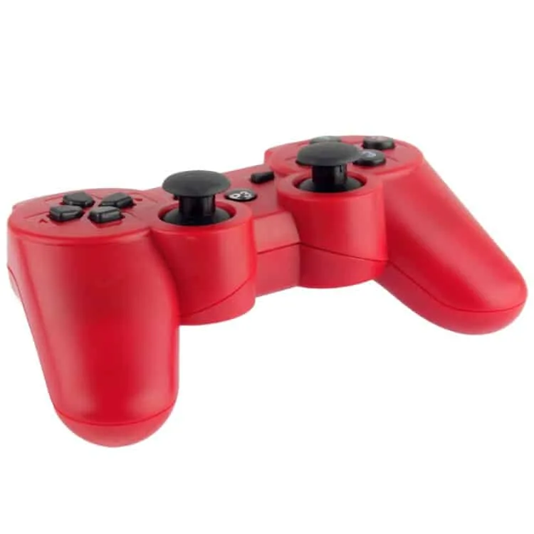 double shock iii wireless controller, manette sans fil double shock iii for sony ps3, has vibration action (red)
