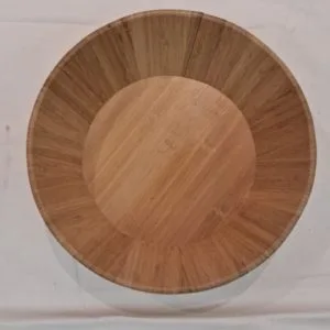 bamboo wood salad bowl