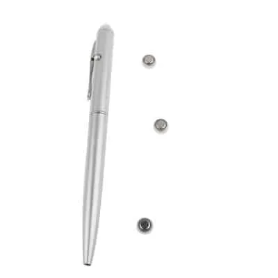 magic trick invisible ink uv light pen (silver)