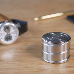 dynamic desktop stress reducer anti anxiety stainless steel spinning toy