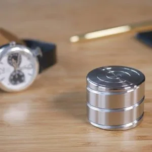 dynamic desktop stress reducer anti anxiety stainless steel spinning toy